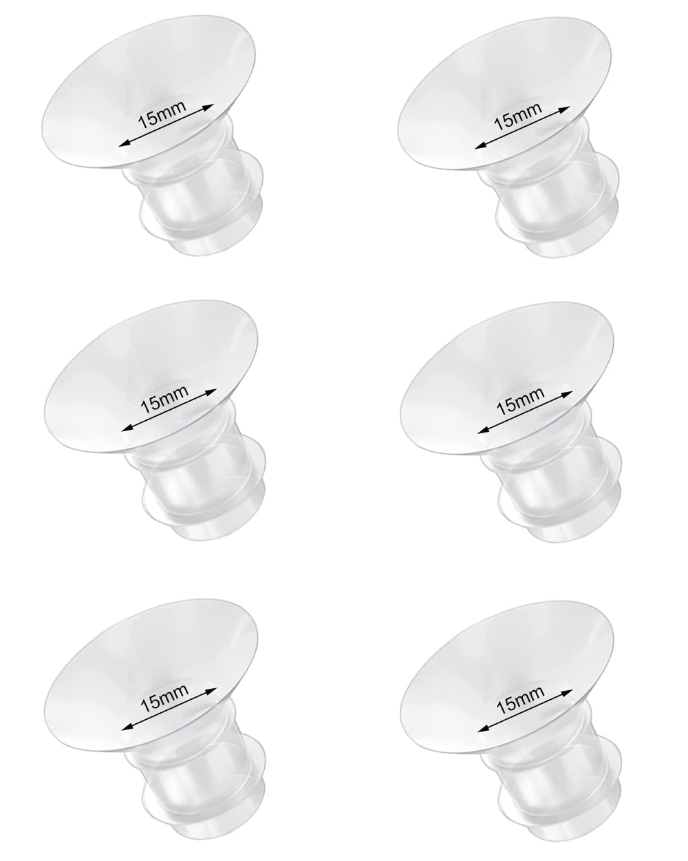 IVARONAL flange inserts 15mm pack for comfortable pumping sessions
