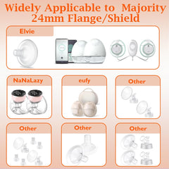 IVARONAL flange inserts 15mm-size-option provides gentler fit and improved comfort.