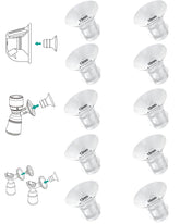 IVARONAL flange inserts 24mm shield fit for comfortable pumping.