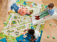 IVI Mini City 3D car-figures-compat play area for group fun.