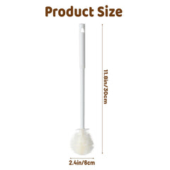 IVICOO foldable bottle brush with 90-degree head cleans hard-to-reach areas inside narrow bottles.