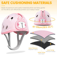 IvyWind adjustable strap ensures secure fit as baby grows.