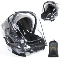 IvyWind car seat rain cover with waterproof-durability shields your baby from rain while traveling.