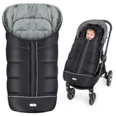IvyWind Stroller Footmuff warmth demonstrates cozy winter warmth for babies.
