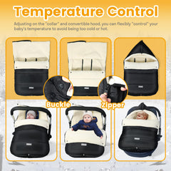 IvyWind car seat cover shows waterproof pongee fabric protecting against moisture