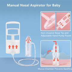 IYYI nasal aspirator ultra-quiet operation helps soothe a sleeping baby.