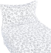 J-pinno transport cars print engages kids during bedtime