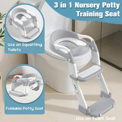Jabaka Circle Potty Seat splash guard feature preventing spills.