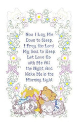Jack Dempsey Needle Art Now I Lay Me Down to Sleep quilt top, stamped design for easy stitching