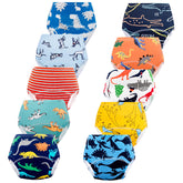 JackLoveBriefs potty training underwear 2-3T model wearing, soft cotton blend for gentle toddler comfort.