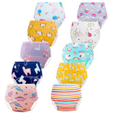 JackLoveBriefs potty training underwear girls front view pack highlights bright multi-colors for easy learning