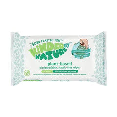 Jackson Reece Kinder by Nature wipes texture close-up shows soft, plant-based cloth for gentle cleansing.