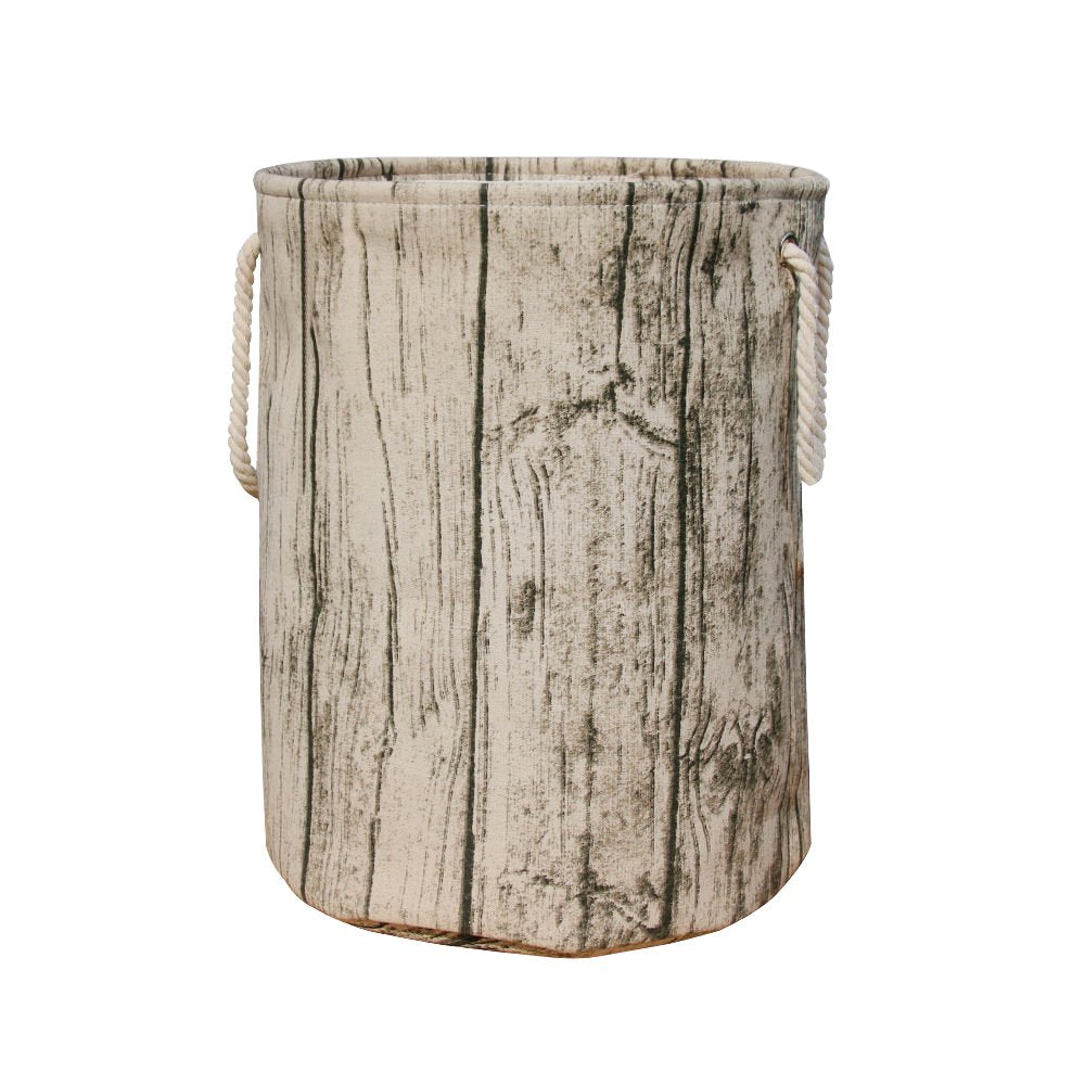 Jacone tree-stump storage basket side view for stylish room organization