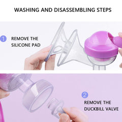 JADE KIT breast pump featuring three-speed lever for flexible pumping