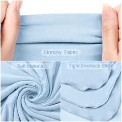 JaGely fabric close-up of rayon-spandex blend, soft and breathable for newborn wear.