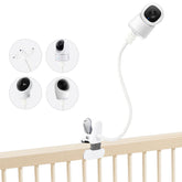 JAMYOK baby monitor mount overview showing universal compatibility for secure viewing.