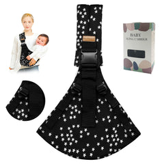 Jamyum baby sling with 4 adjustable straps for a secure, customizable fit.