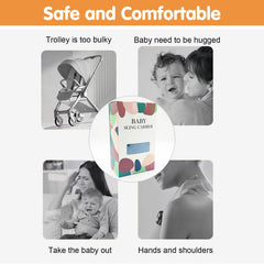 Jamyum baby sling offers horizontal, diagonal, and straddling modes for different holds.
