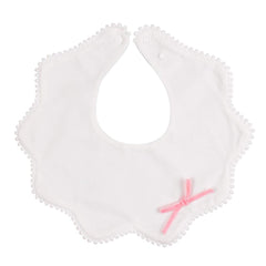 JANGANNSA reusable cotton drool bib closeup showing soft texture.