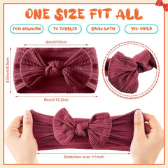 Janinka infant headbands made of soft nylon with gentle stretch for comfort.