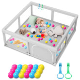 Jaobeem baby playpen inner view demonstrates a safe, cozy exploration space.