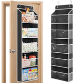 JARLINK toy storage over-the-door setup shows space-saving nursery organization