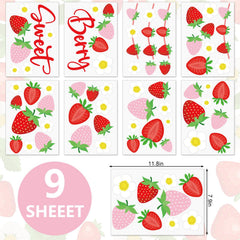 JarThenaAMCS berry-sweet wallstickers closeup shows vibrant colors for nursery accents
