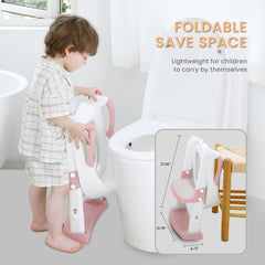JASSONE Potty Training Seat foldable design helps save space in bathrooms