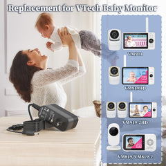 JATERSERN vtech-baby-monitor-charger-us-plug demonstrates easy US connectivity