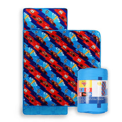 Jay Franco Cars Nap Mat front view, ideal for on-the-go daycare naps