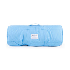 Jay Franco Super Kitties nap mat with handle makes on-the-go transitions easy.