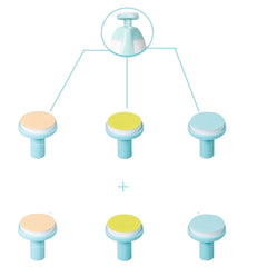 Jaybva replacement pads multi-color pack shows wide compatibility across popular electric file brands.