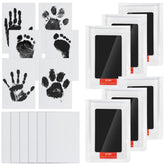 Jazb baby handprint kit Clean-Touch inkpad captures safe, mess-free keepsakes for lasting memories.