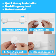 JAZZZNAP strap lock near oven area for safer kitchen storage