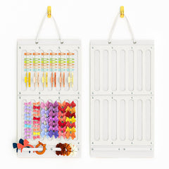 JDOTL bow holder hanging display keeps ribbons organized and accessible