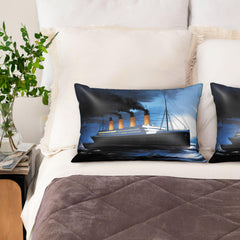 Jeezshop satin-like polyester pillow cover feels luxurious and smooth