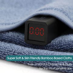 JEFFSUN washcloths used during bath time for comfortable cleansing