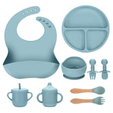 JELLDJK suction bowl on highchair tray for mess-free feeding