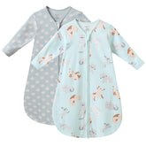 JELLYMONI baby sleep sack with top zipper guard for gentle dressing.
