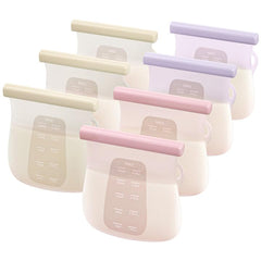 JellyRuru breastmilk bags packaging display ready for reuse and organization.