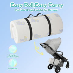 Jelumonpe 1.5-inch foam core provides gentle back support for naps.