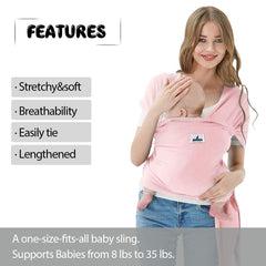 Jeroray Baby Wrap showcases breathable material for year-round comfort