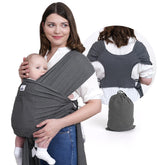 Jeroray baby wrap sling fabric texture-soft for gentle newborn wear.