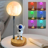 JERP Moon Lamp Astronaut tabletop display enhances kids' space-themed decor and bedtime ambiance.