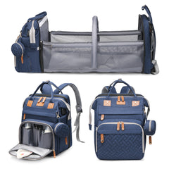 Jeryswet diaper bag full view highlights ample capacity for baby essentials on the go