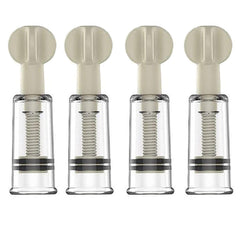 Jesakmie nipple cups pack front shows four non-toxic suction cups for at-home breastfeeding support.
