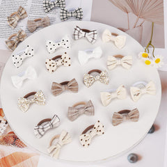 JESSCAT baby hair ties bows ponytail styling for secure comfortable holds.