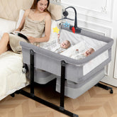 Jestonten twin bassinet frame-setup shows sturdy construction for safe sleep