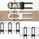 Jetec 10-piece cabinet locks pack ready for quick safety setup protecting kids.