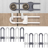 Jetec cabinet locks close-up shows durable ABS construction for reliable childproofing